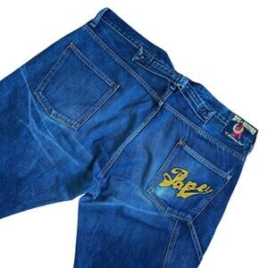 38" Waist XXL Bape Buckle Back Carpenter Distressed Jeans